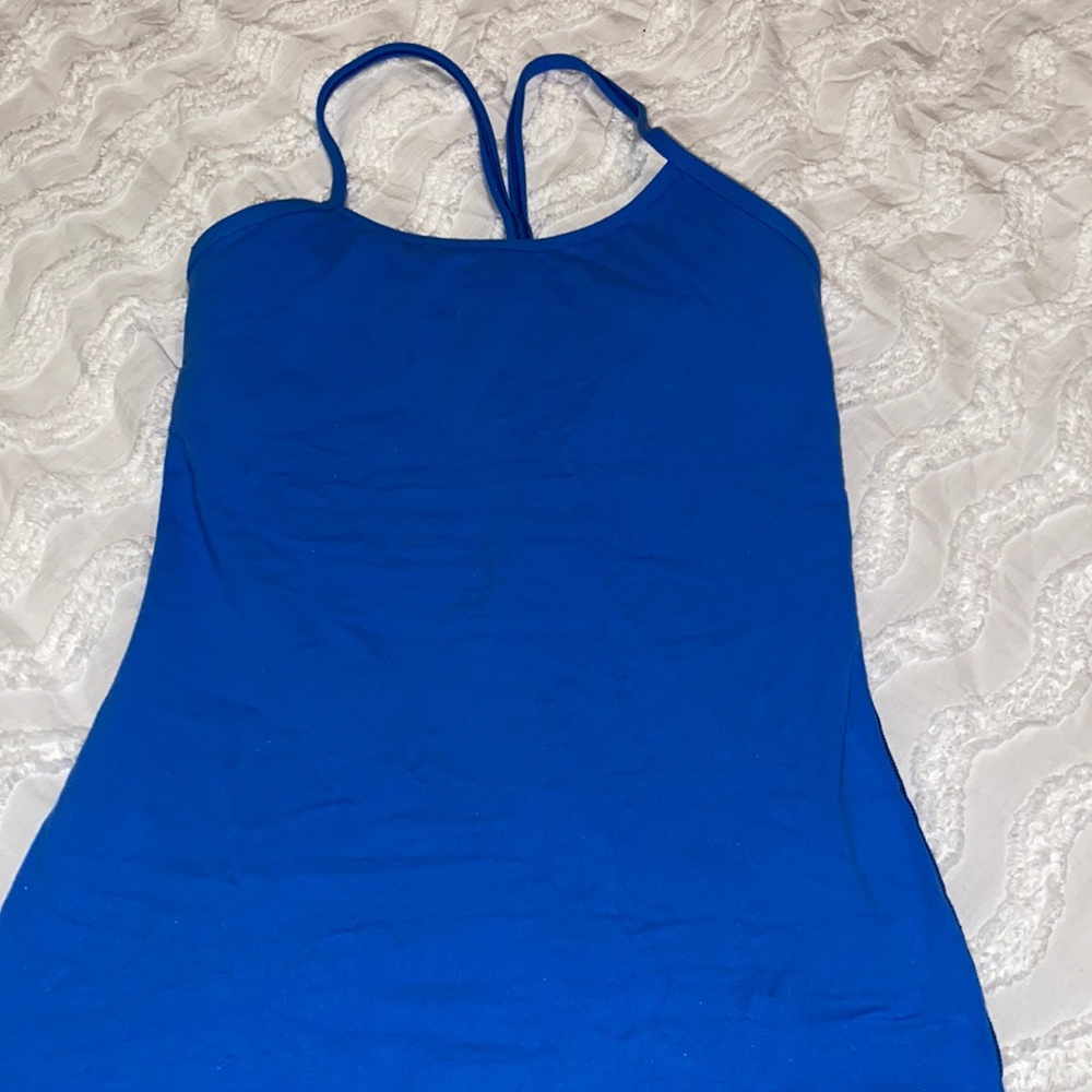 Blue Lululemon Tank Top